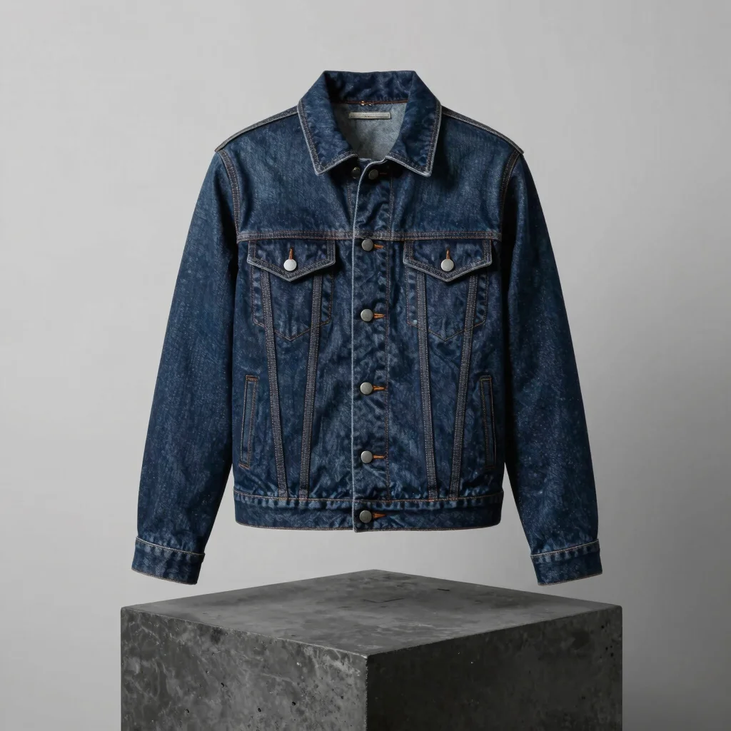 Cybernetic Oversized Denim Jacket