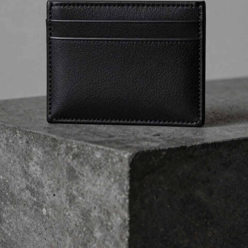 Identity Embossed Leather Cardholder
