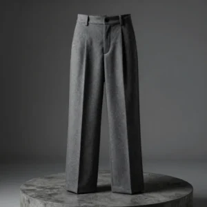 Horizon Wide-Leg Pleated Trousers