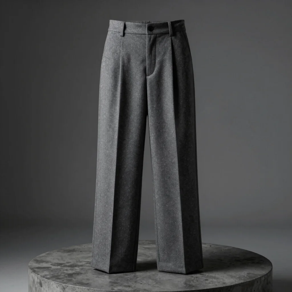 Horizon Wide-Leg Pleated Trousers